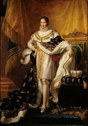 José I Bonaparte.Cuadro de François Gérard modificado